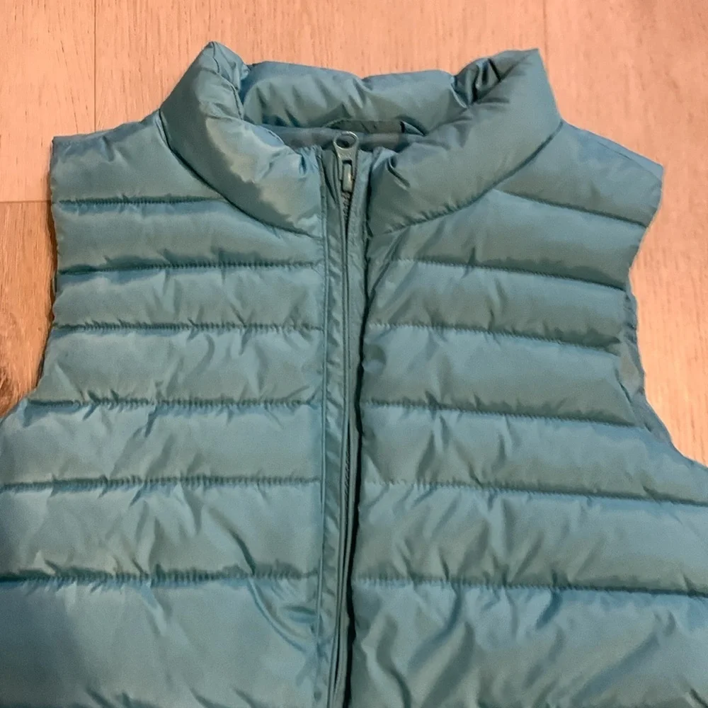 Gap size‎ 8 girls vest blue Puffer zipper